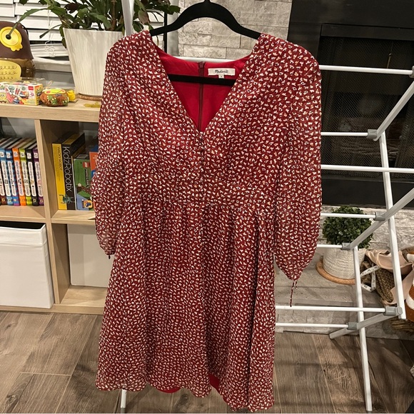 ❌SOLD❌ Madewell | Starviolet Mini Dress in Ditsy Flowers - Picture 5 of 6